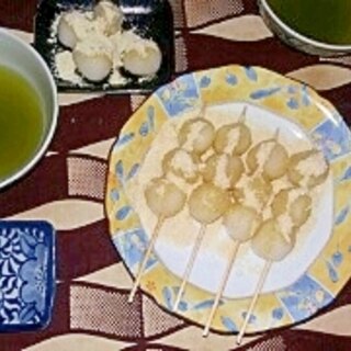 上新粉お団子☆きな粉かけておめかし♡